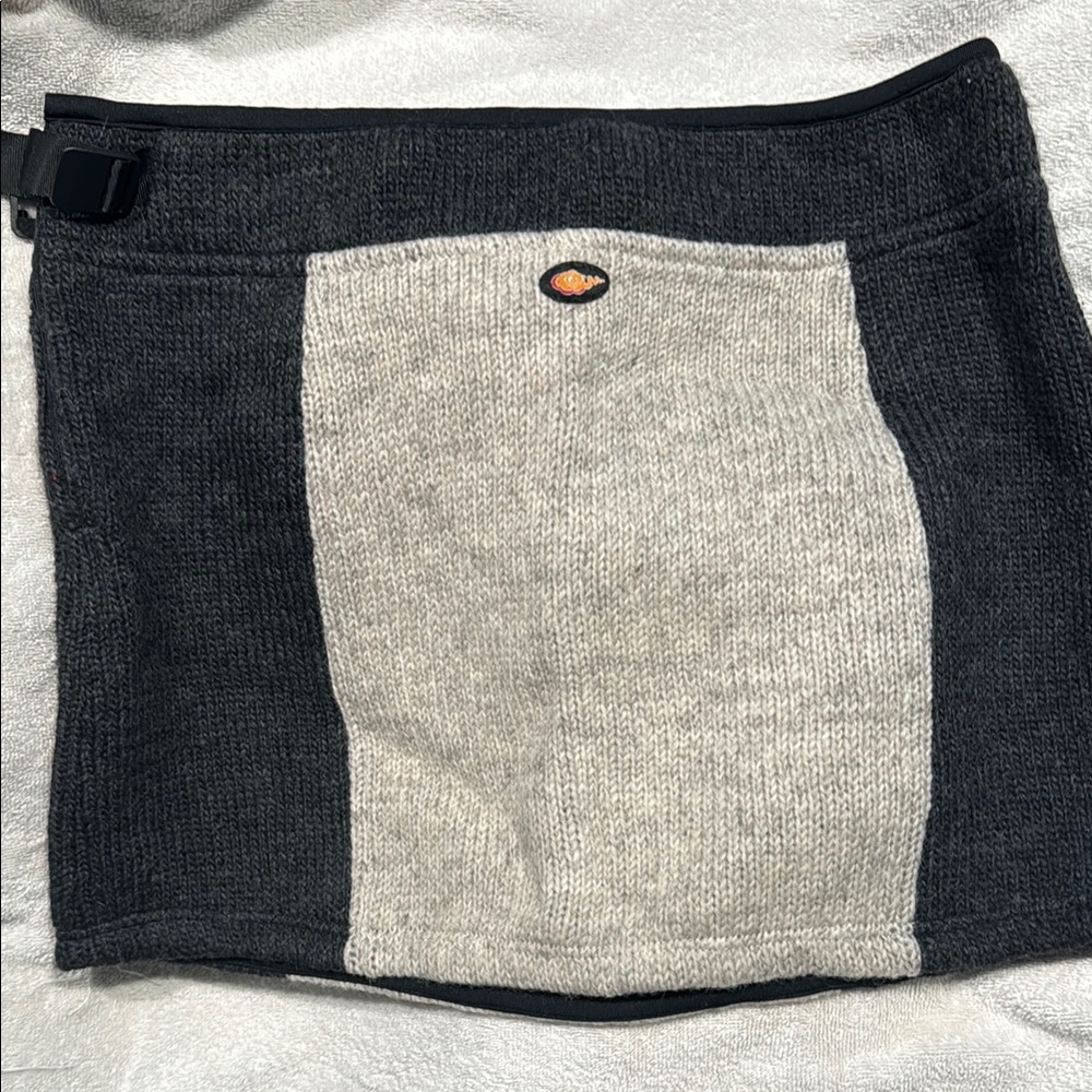 Everest wool Black and Blue Pencil Mini Skirt